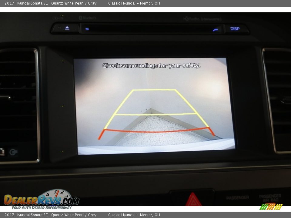 2017 Hyundai Sonata SE Quartz White Pearl / Gray Photo #11