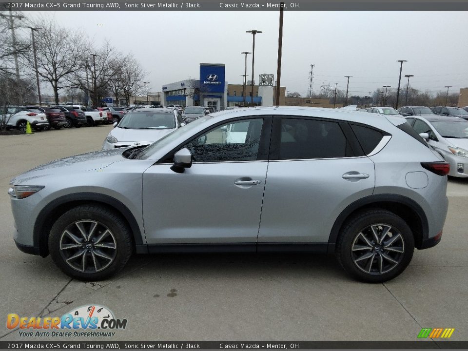 2017 Mazda CX-5 Grand Touring AWD Sonic Silver Metallic / Black Photo #2