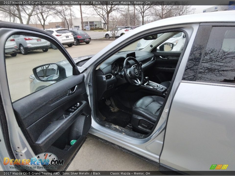 2017 Mazda CX-5 Grand Touring AWD Sonic Silver Metallic / Black Photo #3