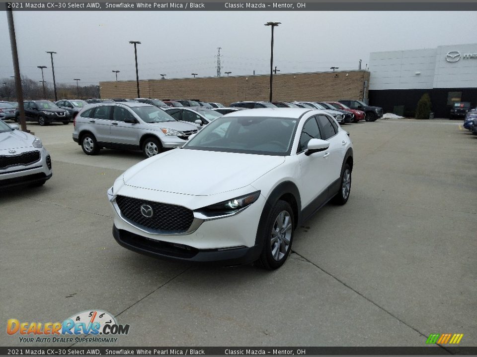 2021 Mazda CX-30 Select AWD Snowflake White Pearl Mica / Black Photo #1