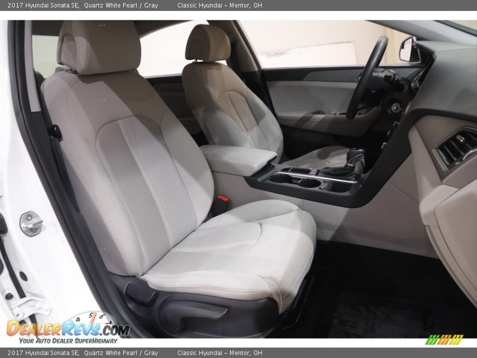 2017 Hyundai Sonata SE Quartz White Pearl / Gray Photo #15