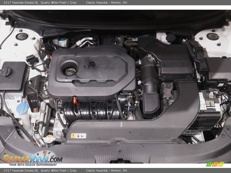 2017 Hyundai Sonata SE Quartz White Pearl / Gray Photo #19
