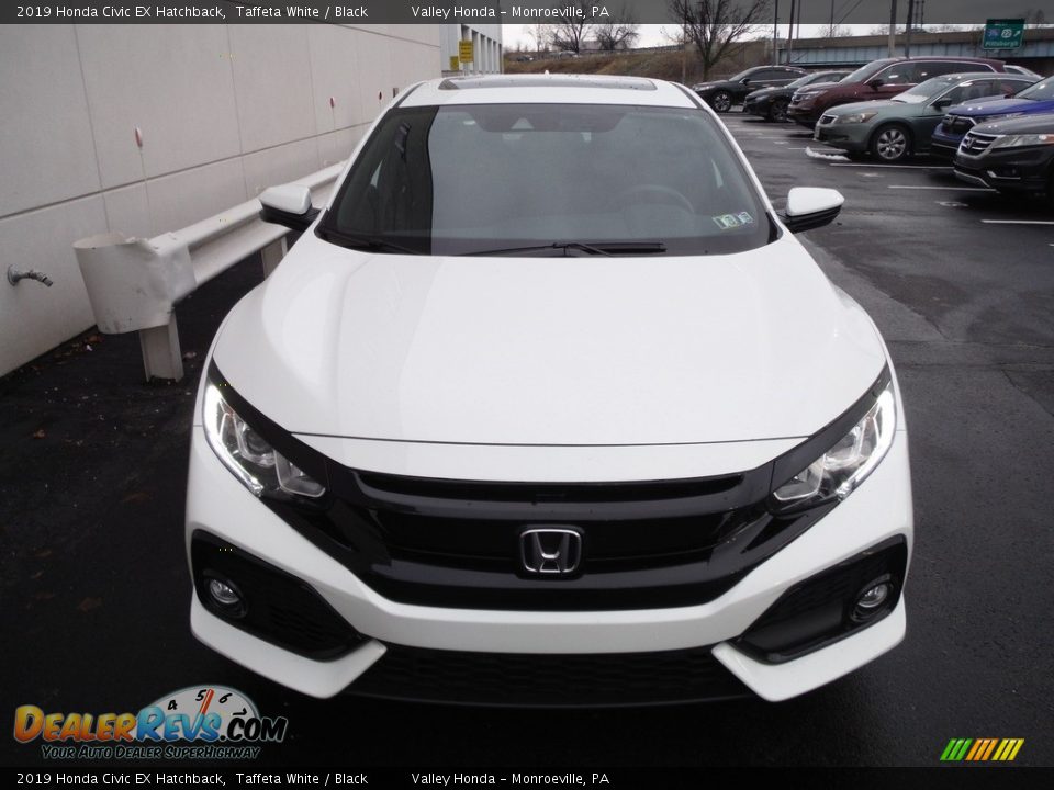 2019 Honda Civic EX Hatchback Taffeta White / Black Photo #5