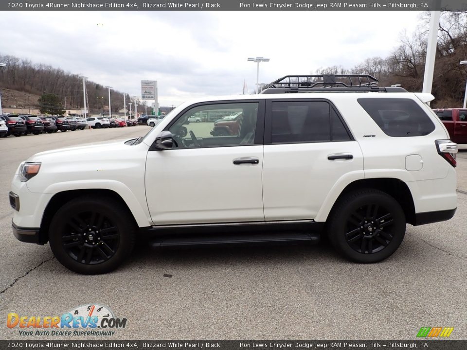 2020 Toyota 4Runner Nightshade Edition 4x4 Blizzard White Pearl / Black Photo #2