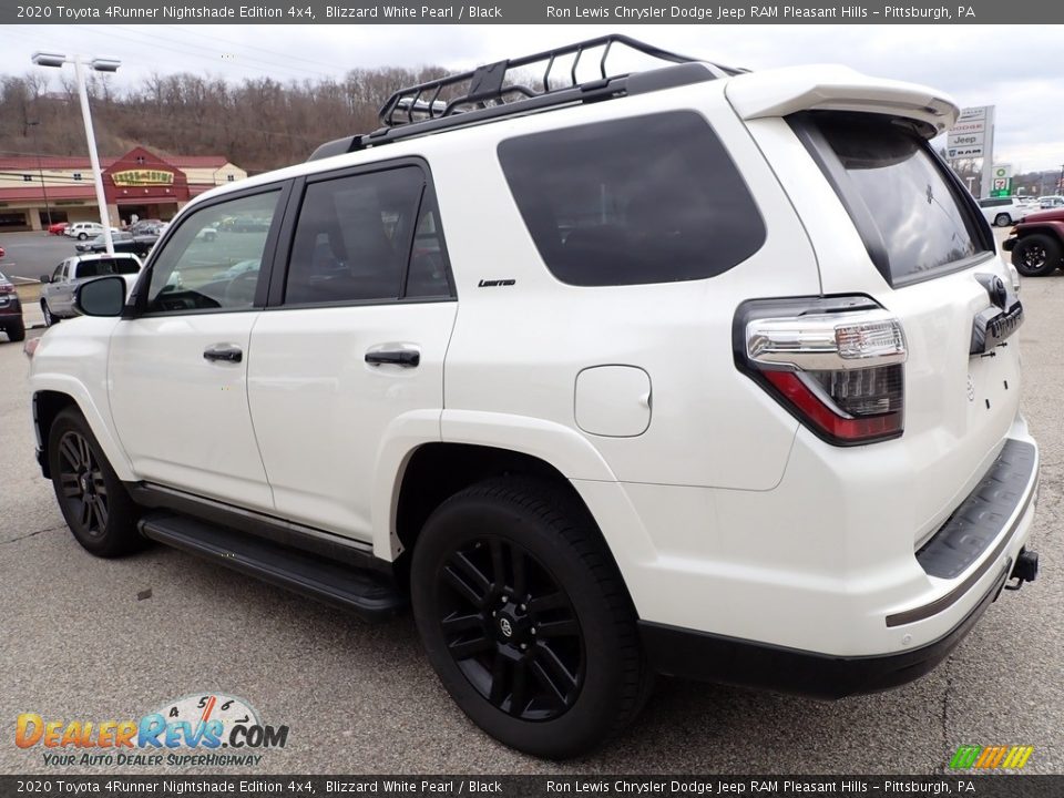 2020 Toyota 4Runner Nightshade Edition 4x4 Blizzard White Pearl / Black Photo #3