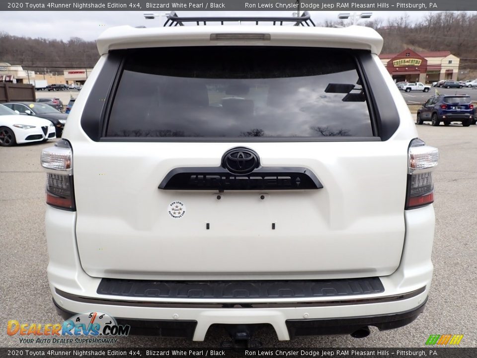 2020 Toyota 4Runner Nightshade Edition 4x4 Blizzard White Pearl / Black Photo #4