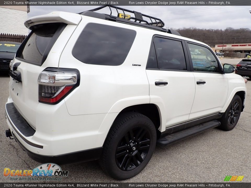 2020 Toyota 4Runner Nightshade Edition 4x4 Blizzard White Pearl / Black Photo #6