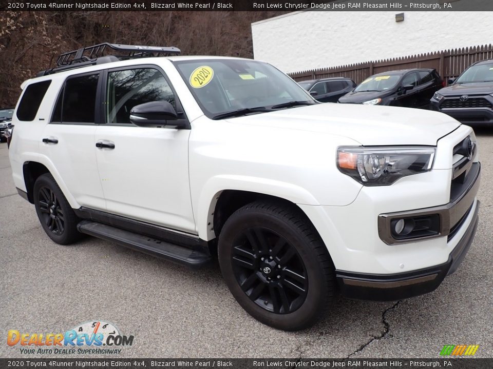 2020 Toyota 4Runner Nightshade Edition 4x4 Blizzard White Pearl / Black Photo #8