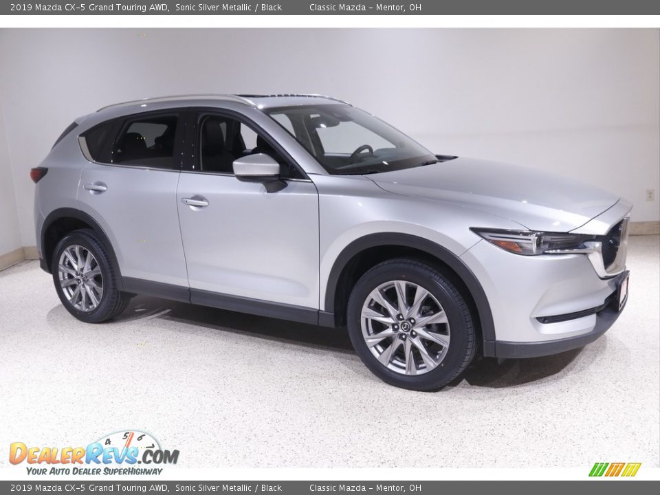 2019 Mazda CX-5 Grand Touring AWD Sonic Silver Metallic / Black Photo #1