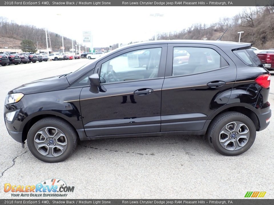 2018 Ford EcoSport S 4WD Shadow Black / Medium Light Stone Photo #2