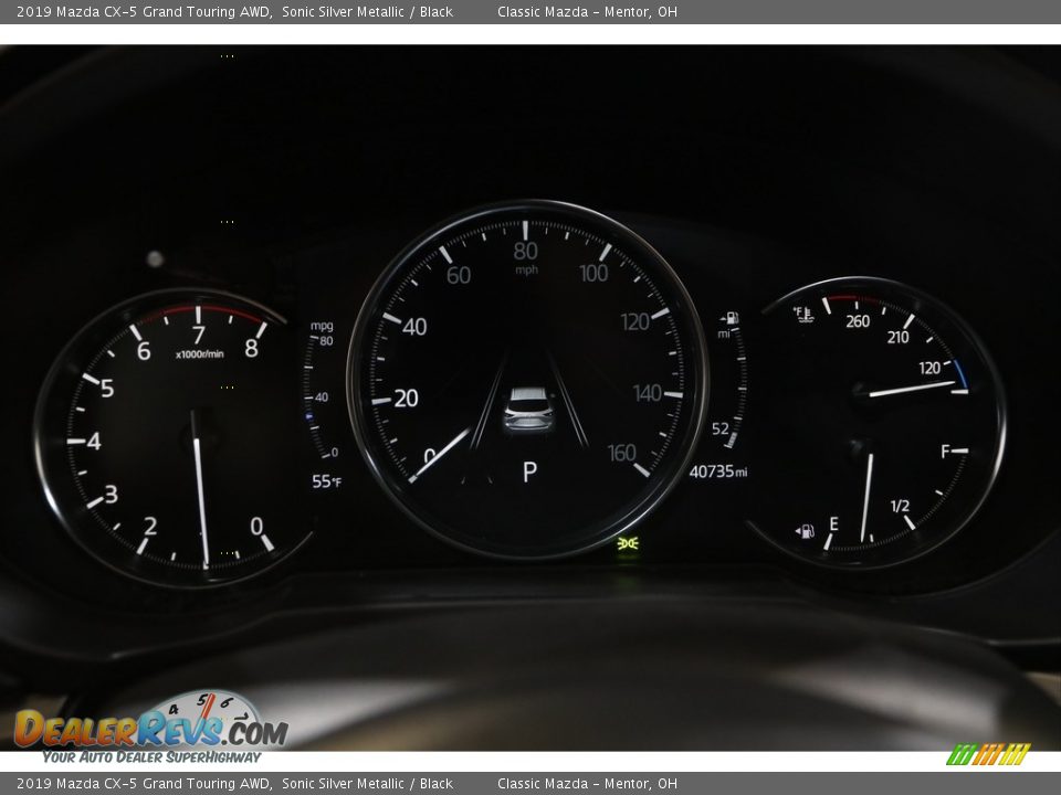 2019 Mazda CX-5 Grand Touring AWD Sonic Silver Metallic / Black Photo #8