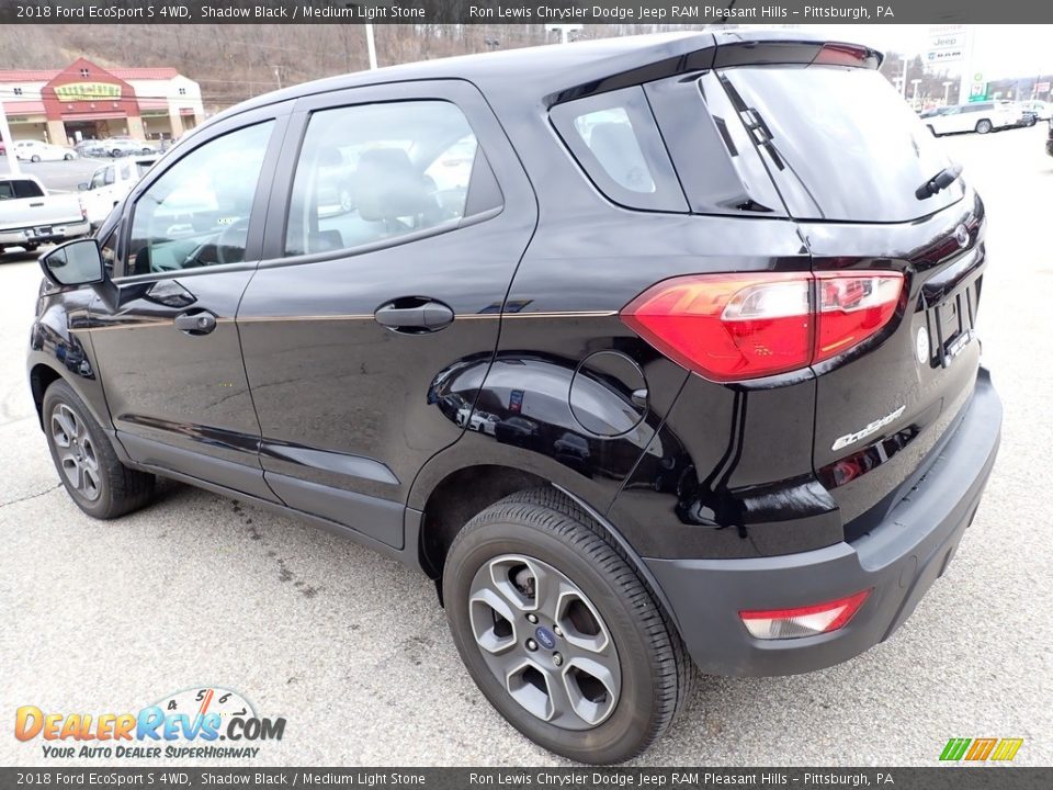 2018 Ford EcoSport S 4WD Shadow Black / Medium Light Stone Photo #3