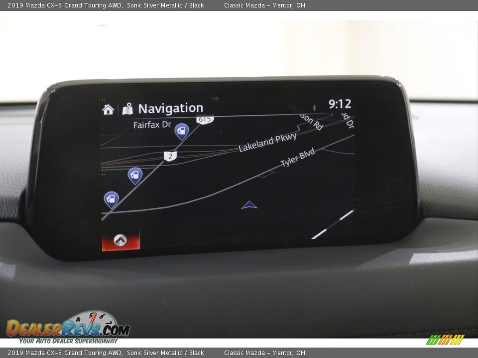 2019 Mazda CX-5 Grand Touring AWD Sonic Silver Metallic / Black Photo #10