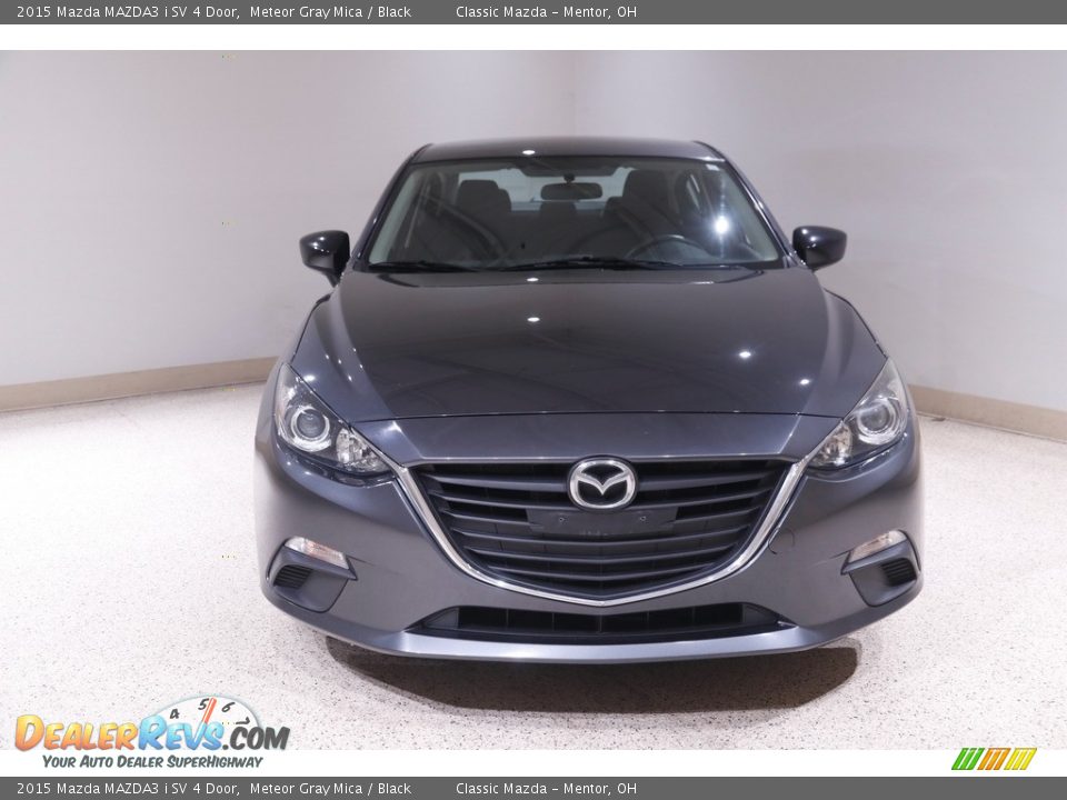 2015 Mazda MAZDA3 i SV 4 Door Meteor Gray Mica / Black Photo #2