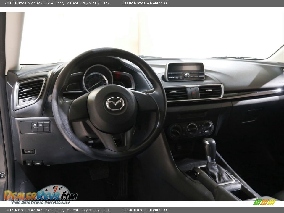 2015 Mazda MAZDA3 i SV 4 Door Meteor Gray Mica / Black Photo #6