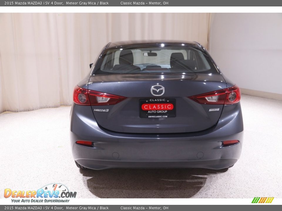 2015 Mazda MAZDA3 i SV 4 Door Meteor Gray Mica / Black Photo #15