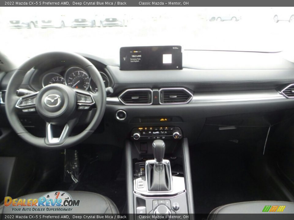 2022 Mazda CX-5 S Preferred AWD Deep Crystal Blue Mica / Black Photo #3