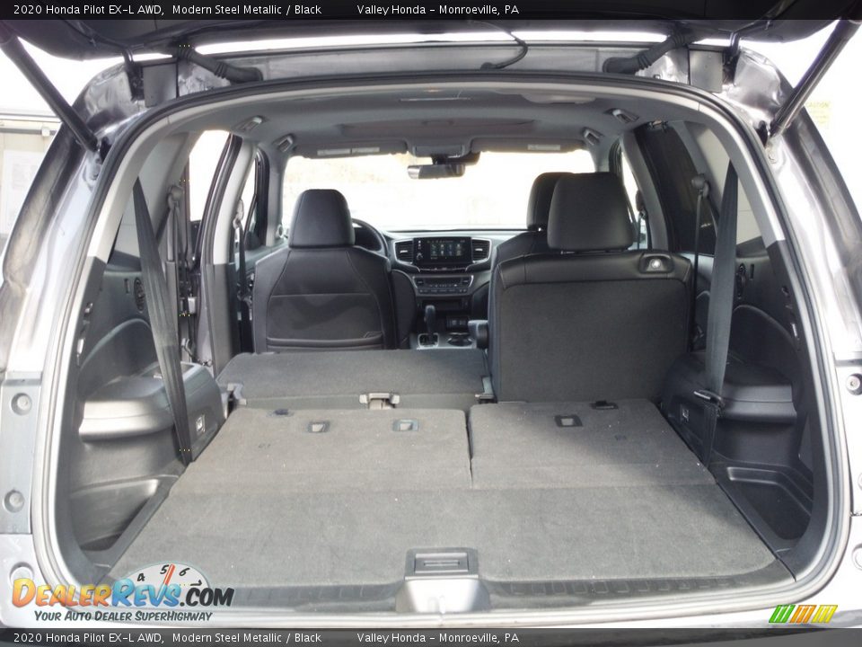 2020 Honda Pilot EX-L AWD Modern Steel Metallic / Black Photo #31