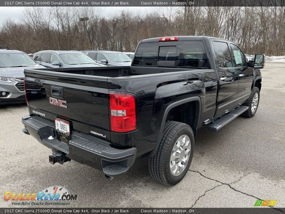 2017 GMC Sierra 2500HD Denali Crew Cab 4x4 Onyx Black / Jet Black Photo #5