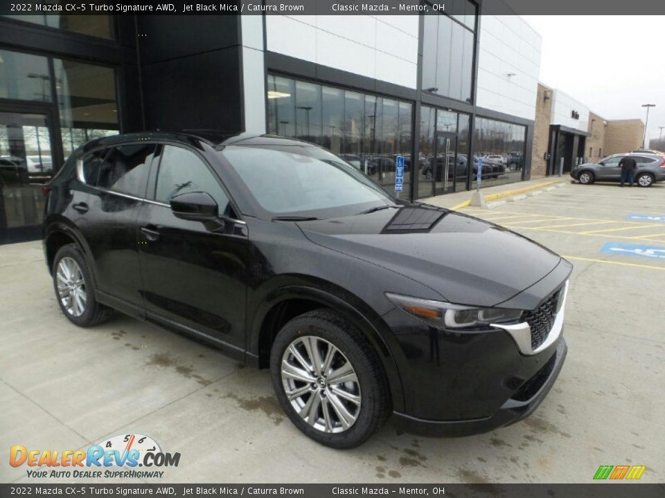 Front 3/4 View of 2022 Mazda CX-5 Turbo Signature AWD Photo #1