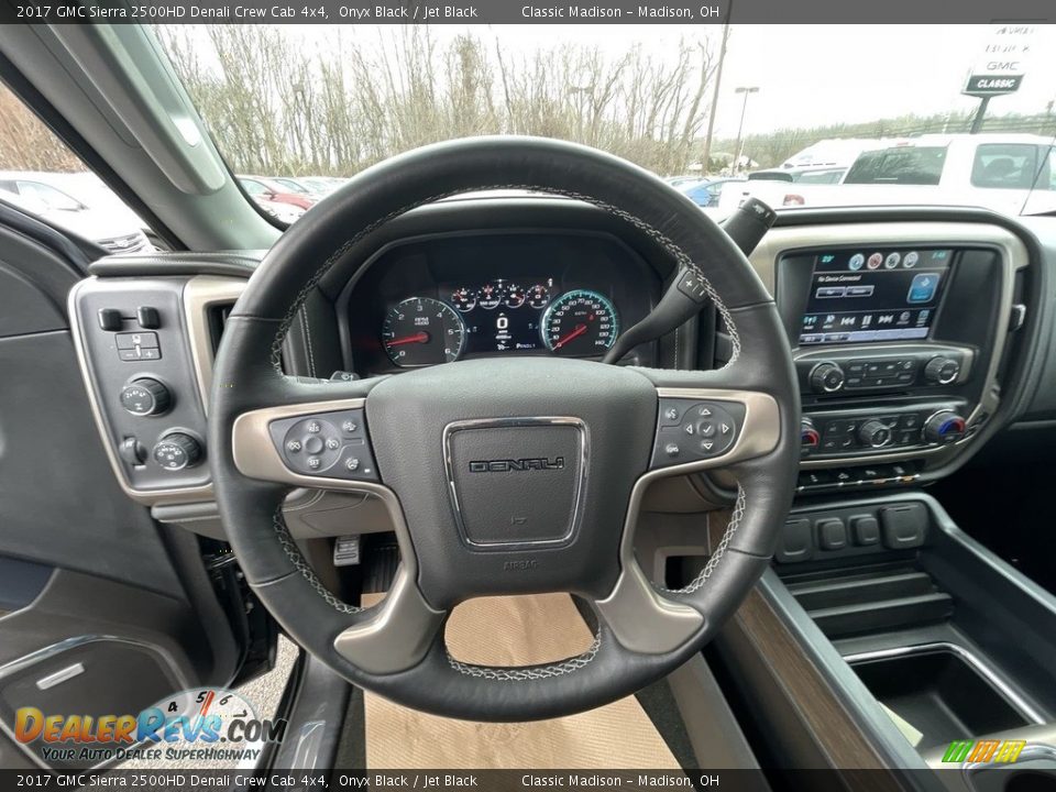 Dashboard of 2017 GMC Sierra 2500HD Denali Crew Cab 4x4 Photo #10