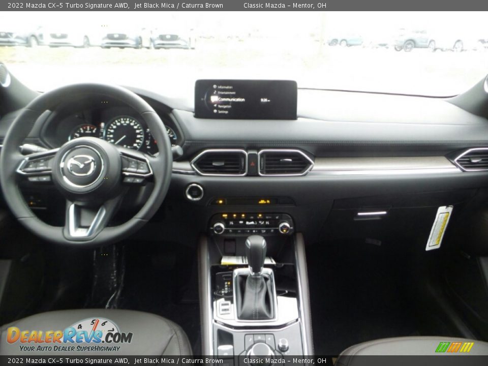 Caturra Brown Interior - 2022 Mazda CX-5 Turbo Signature AWD Photo #3