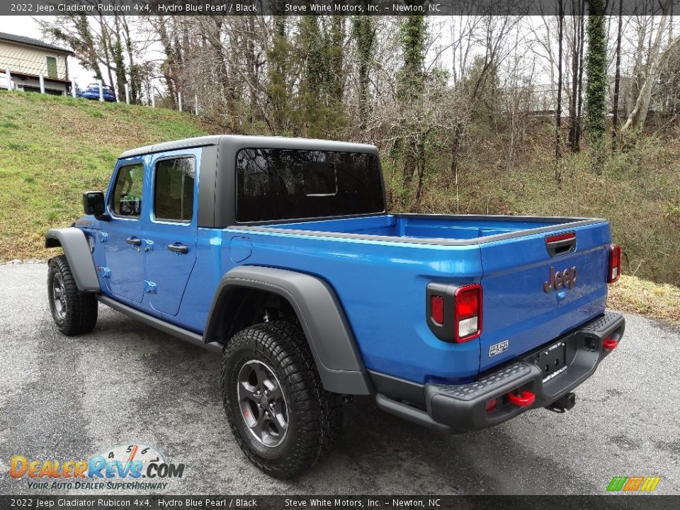 2022 Jeep Gladiator Rubicon 4x4 Hydro Blue Pearl / Black Photo #9