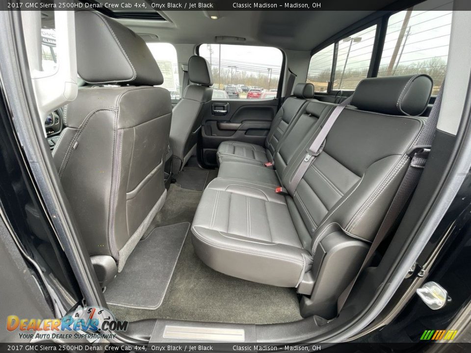 Rear Seat of 2017 GMC Sierra 2500HD Denali Crew Cab 4x4 Photo #20