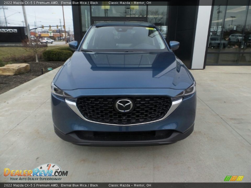 2022 Mazda CX-5 S Premium AWD Eternal Blue Mica / Black Photo #2