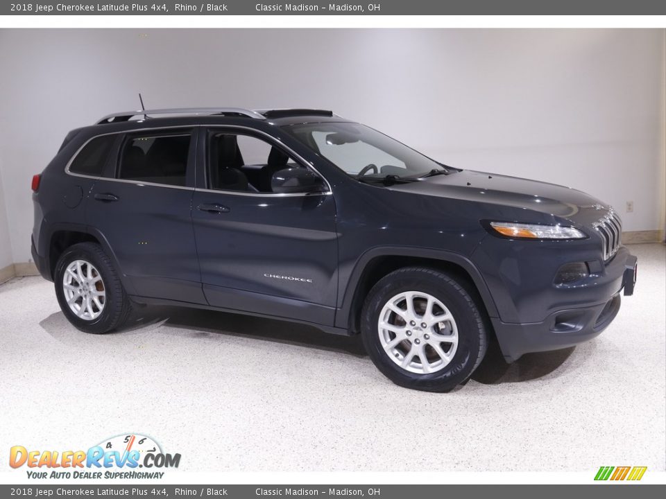 2018 Jeep Cherokee Latitude Plus 4x4 Rhino / Black Photo #1