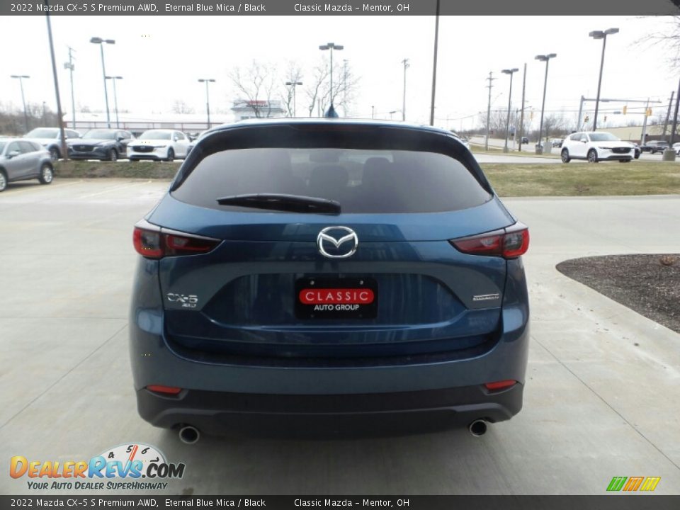 2022 Mazda CX-5 S Premium AWD Eternal Blue Mica / Black Photo #5