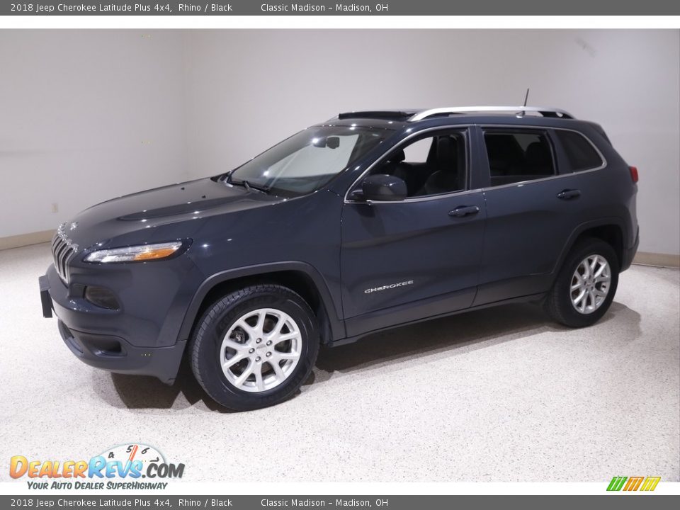 2018 Jeep Cherokee Latitude Plus 4x4 Rhino / Black Photo #3
