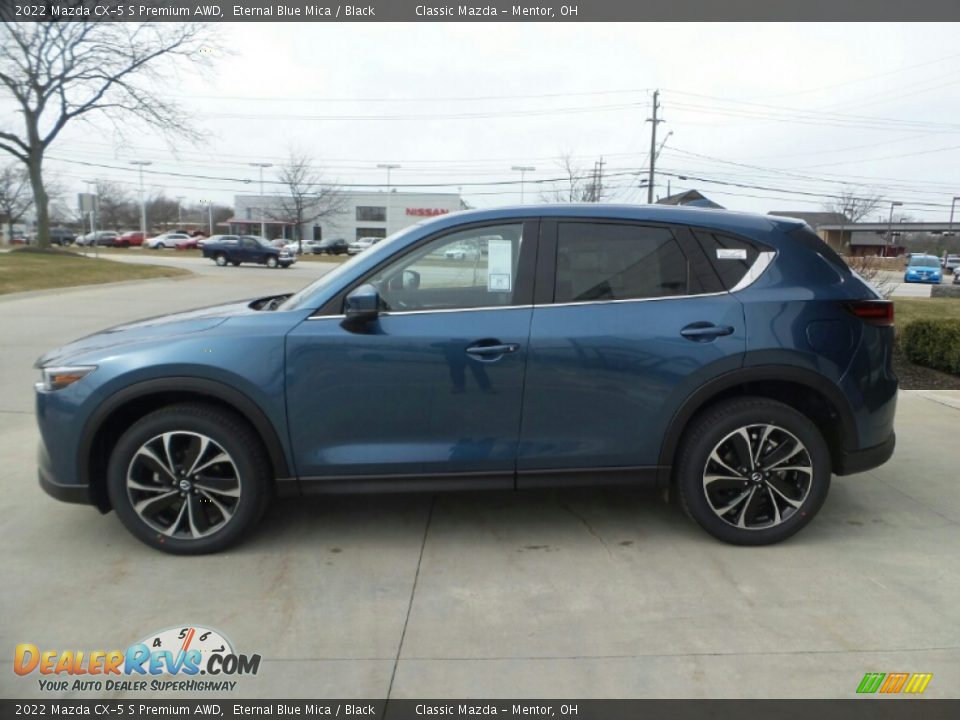 2022 Mazda CX-5 S Premium AWD Eternal Blue Mica / Black Photo #6