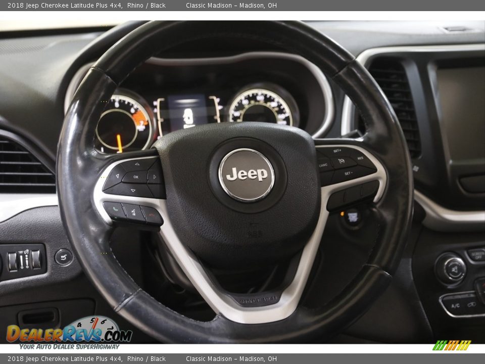 2018 Jeep Cherokee Latitude Plus 4x4 Rhino / Black Photo #7