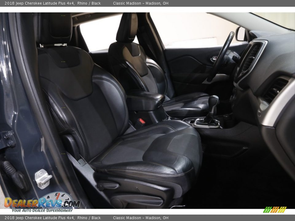2018 Jeep Cherokee Latitude Plus 4x4 Rhino / Black Photo #18