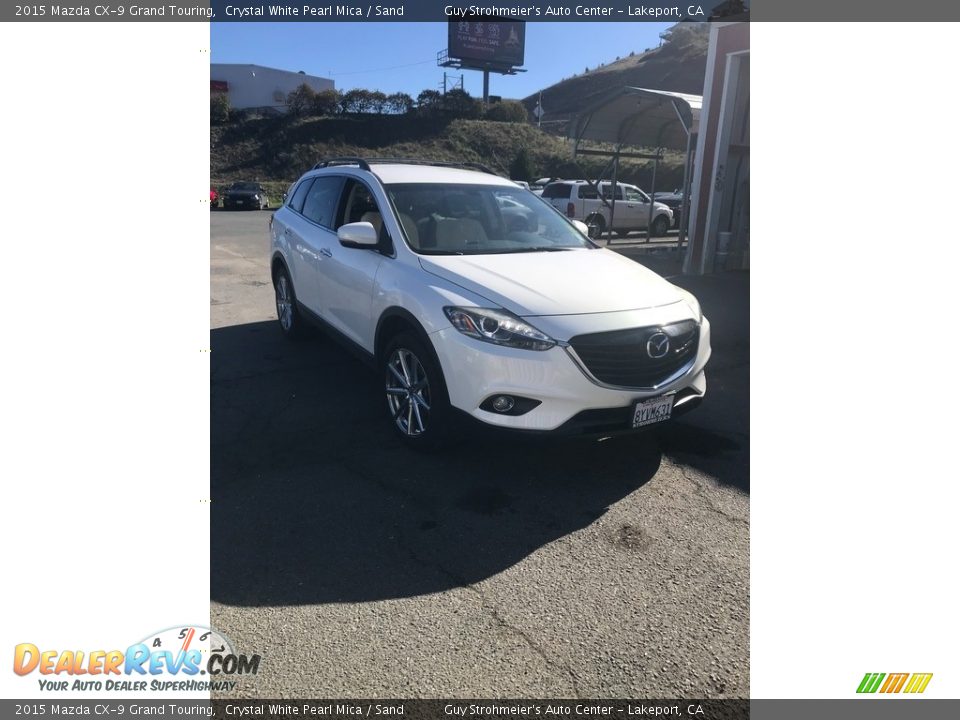 2015 Mazda CX-9 Grand Touring Crystal White Pearl Mica / Sand Photo #1