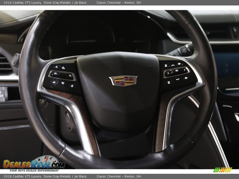 2019 Cadillac XTS Luxury Stone Gray Metallic / Jet Black Photo #7