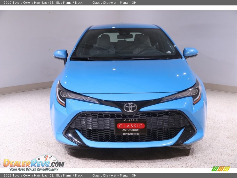 2019 Toyota Corolla Hatchback SE Blue Flame / Black Photo #2