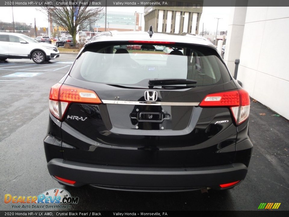 2020 Honda HR-V LX AWD Crystal Black Pearl / Black Photo #7