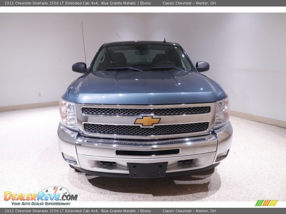 2013 Chevrolet Silverado 1500 LT Extended Cab 4x4 Blue Granite Metallic / Ebony Photo #2