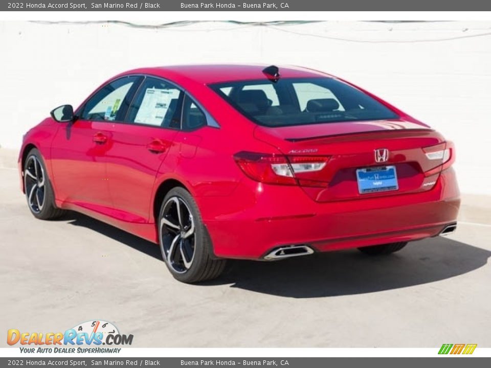 2022 Honda Accord Sport San Marino Red / Black Photo #2