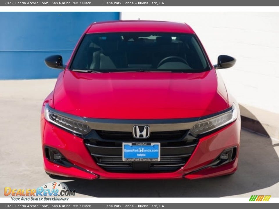 2022 Honda Accord Sport San Marino Red / Black Photo #3