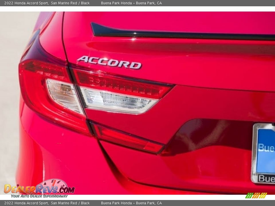 2022 Honda Accord Sport San Marino Red / Black Photo #6