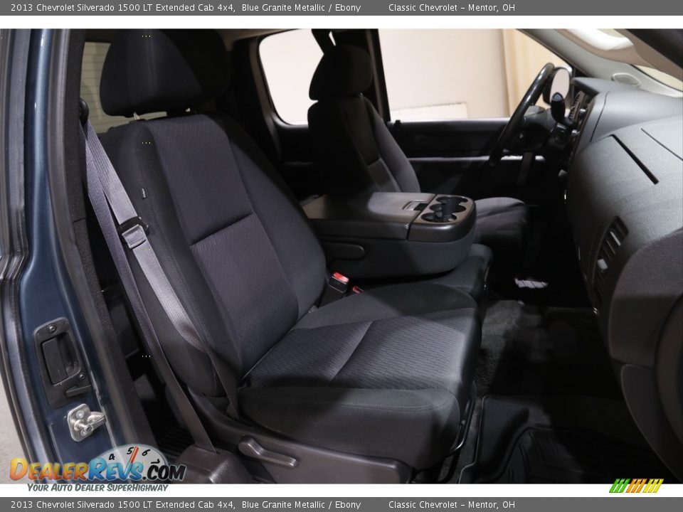 2013 Chevrolet Silverado 1500 LT Extended Cab 4x4 Blue Granite Metallic / Ebony Photo #12