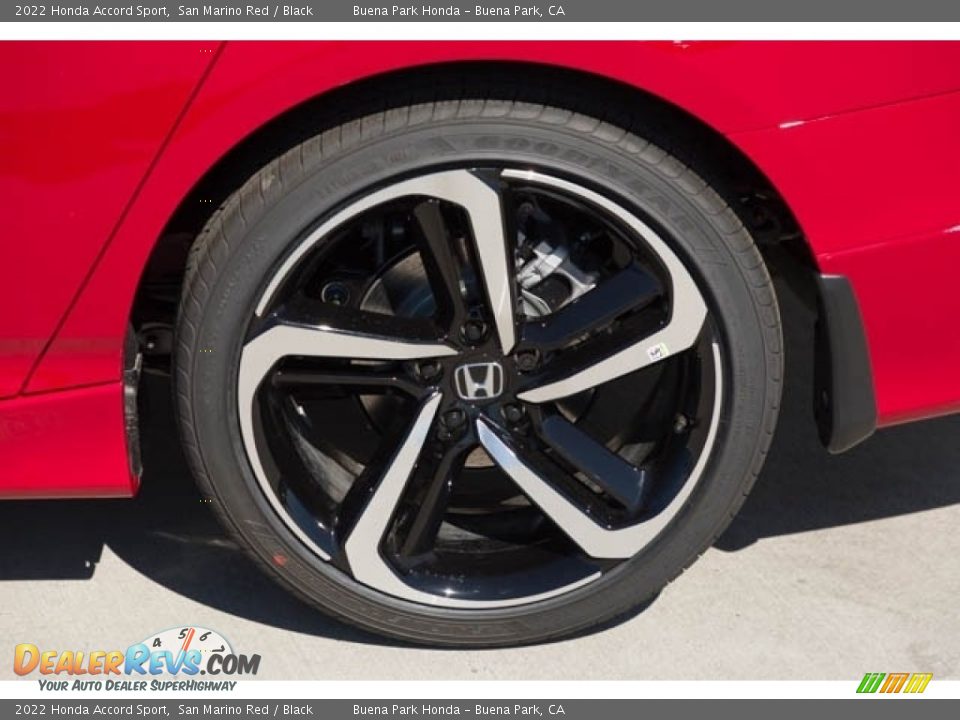 2022 Honda Accord Sport San Marino Red / Black Photo #12