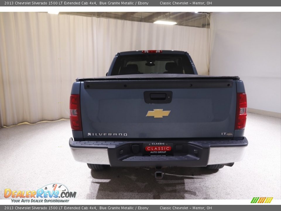 2013 Chevrolet Silverado 1500 LT Extended Cab 4x4 Blue Granite Metallic / Ebony Photo #15