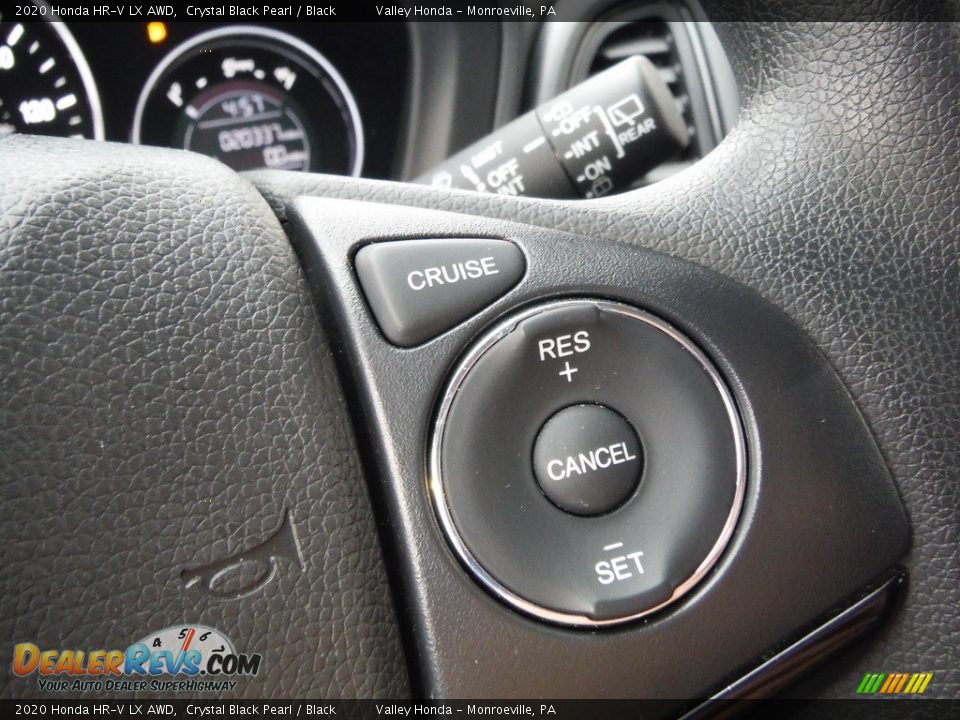 2020 Honda HR-V LX AWD Crystal Black Pearl / Black Photo #22