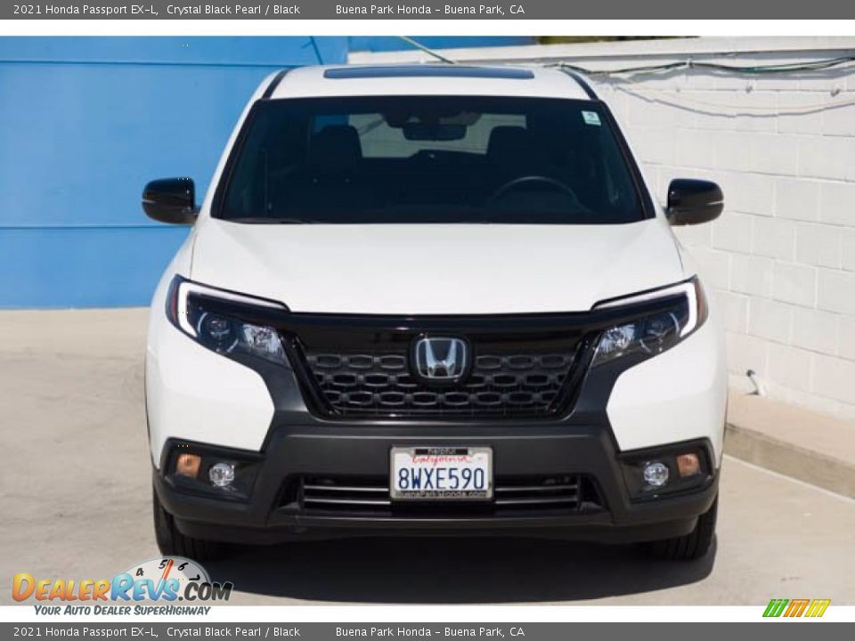 2021 Honda Passport EX-L Crystal Black Pearl / Black Photo #7