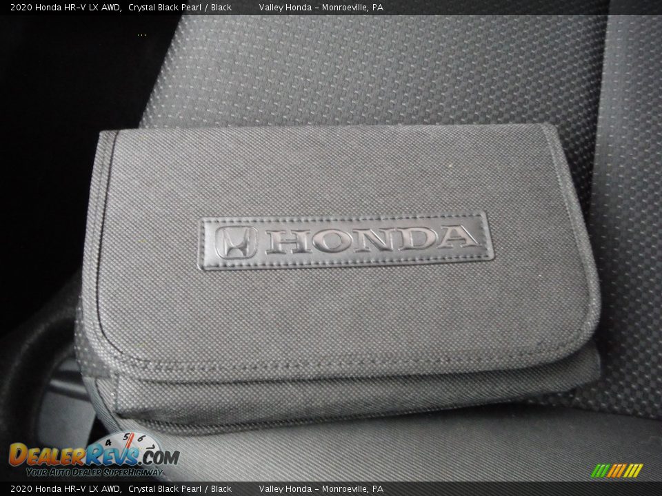 2020 Honda HR-V LX AWD Crystal Black Pearl / Black Photo #26