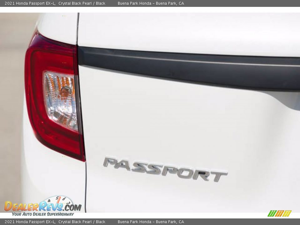 2021 Honda Passport EX-L Crystal Black Pearl / Black Photo #10